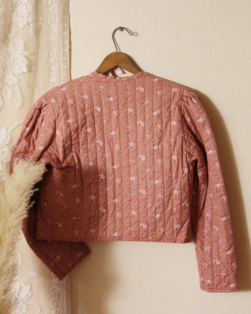 Vintage Quilted Vest & Jacket Set