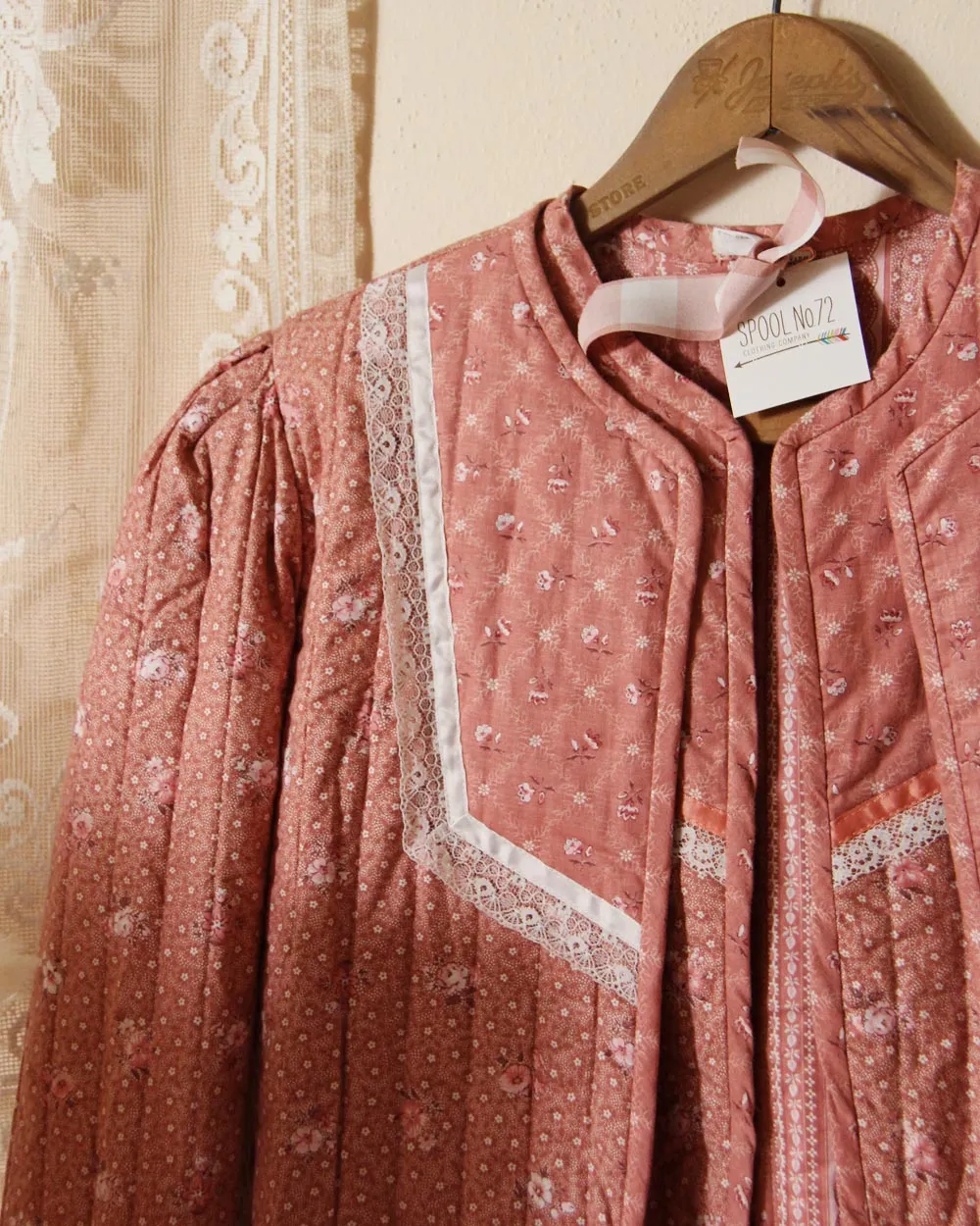 Vintage Quilted Vest & Jacket Set