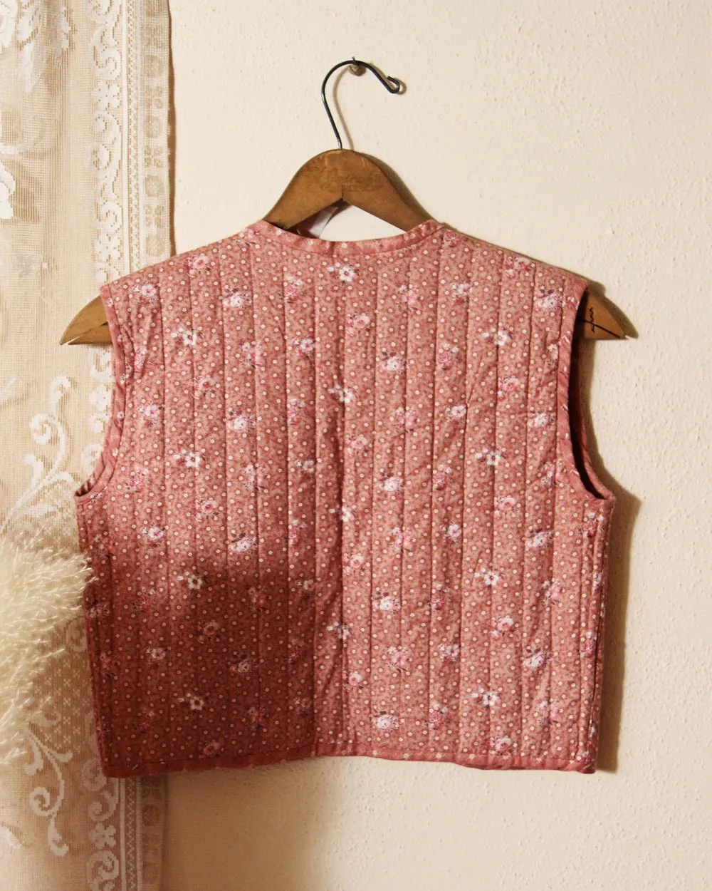 Vintage Quilted Vest & Jacket Set