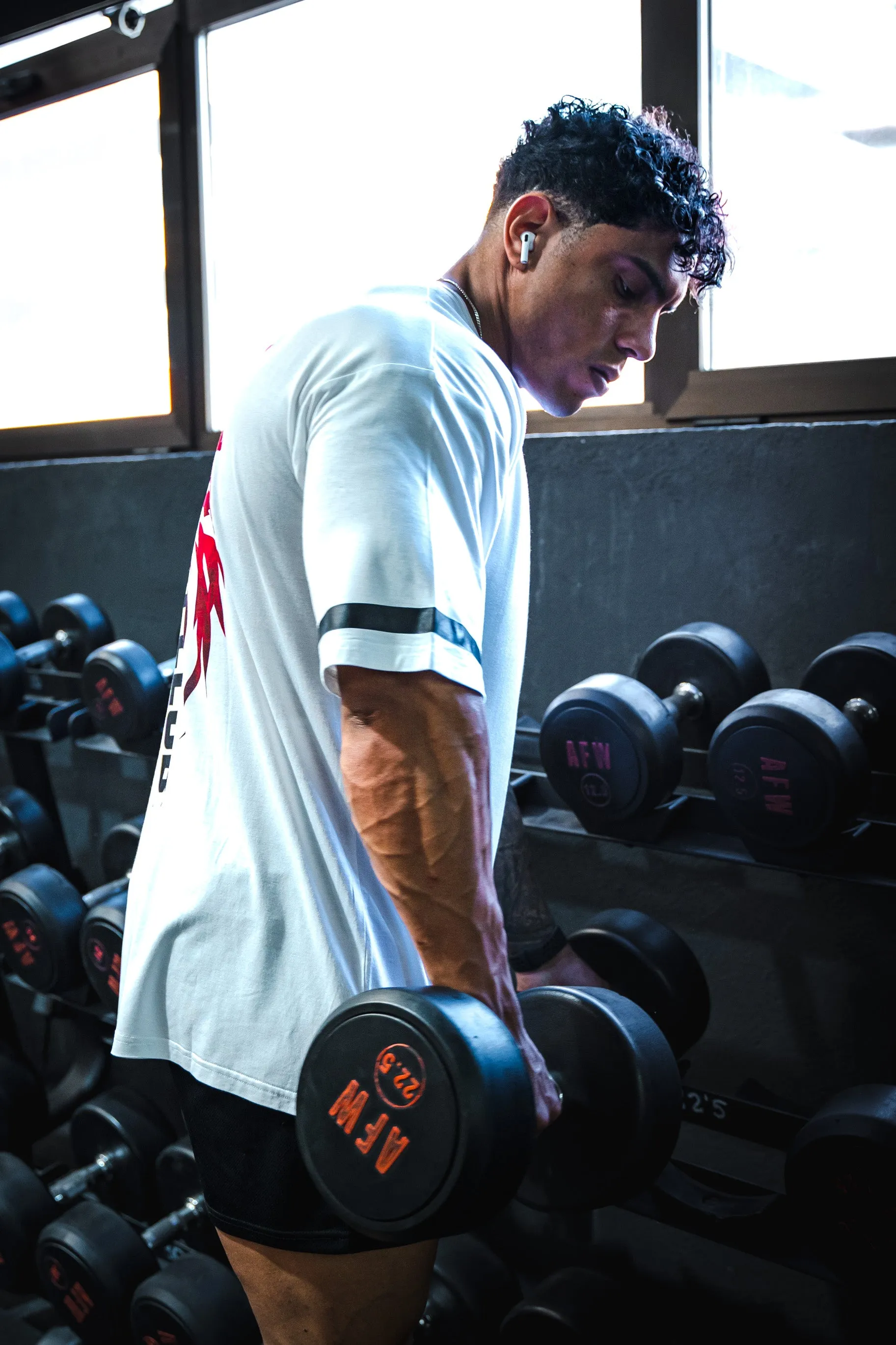 Wolf Lifting Club Extra Oversized - White