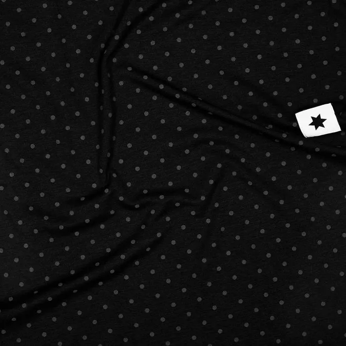 Women Polka Pace Long Sleeve | Reflective Black