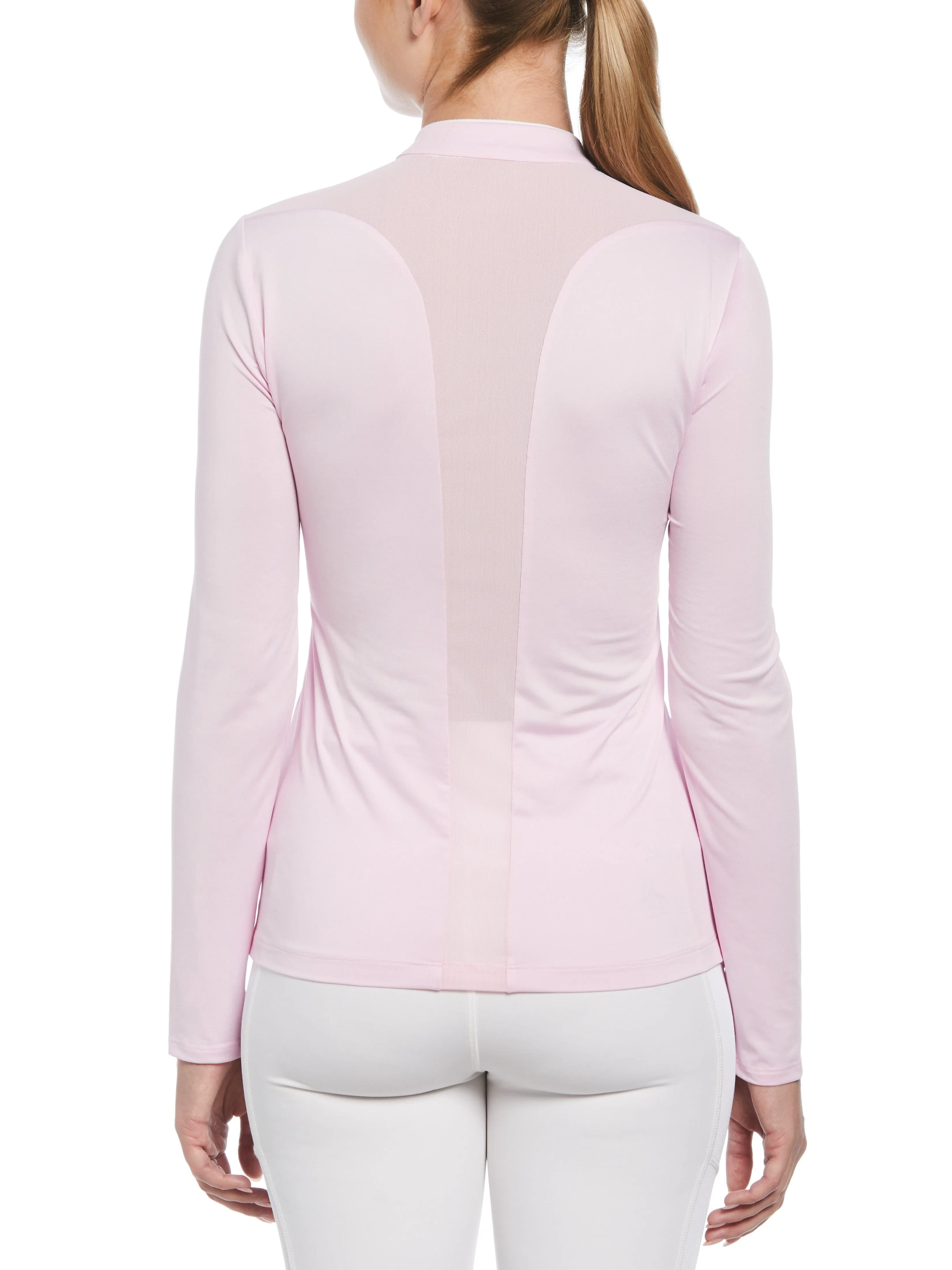 Women's 1/4 Zip Layering Long Sleeve Golf Shirt