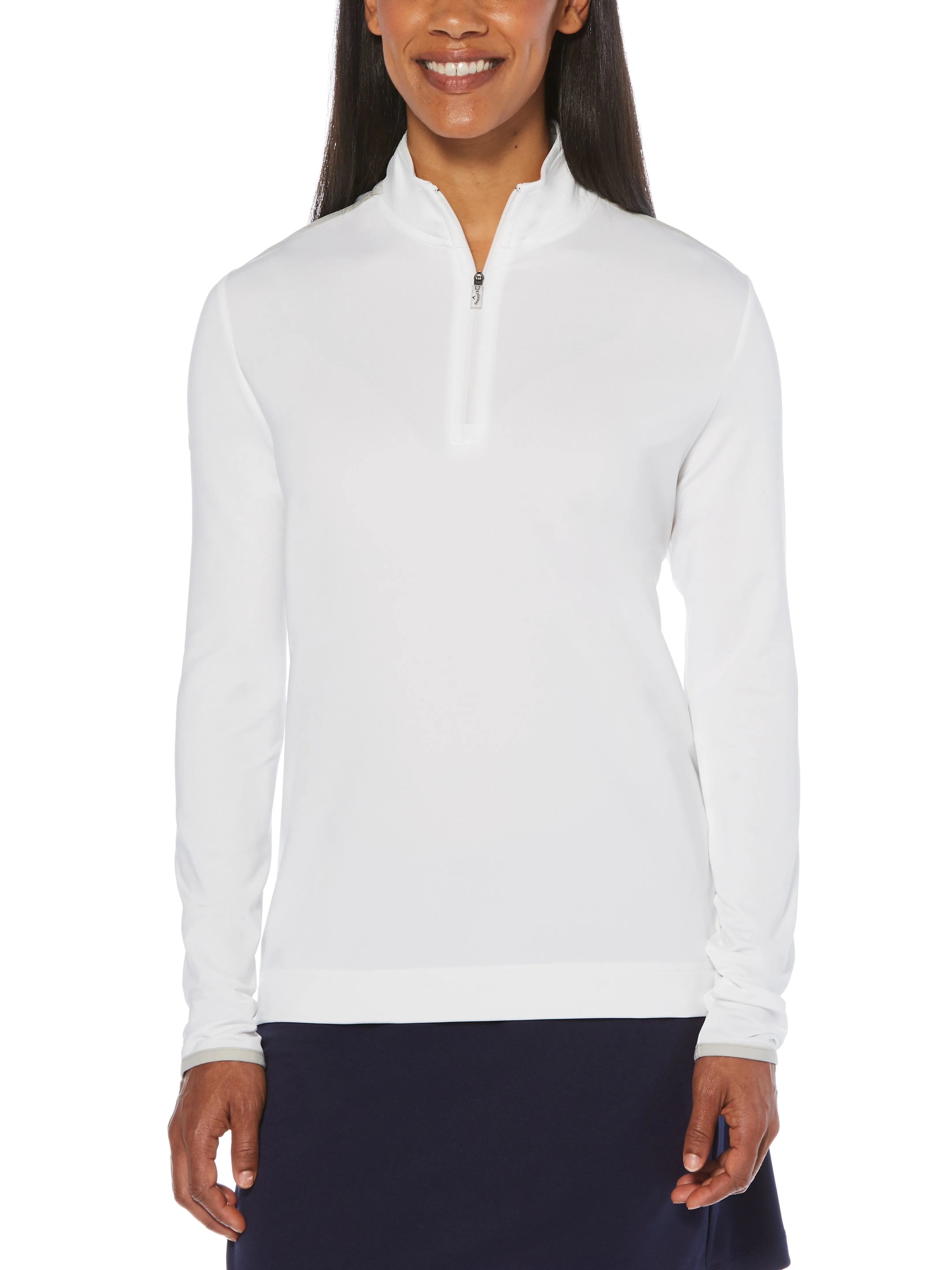Womens 1/4-Zip Mock Performance Pullover