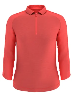Womens 3/4 Sleeve Swing Tech™ Shadow Stripe Polo