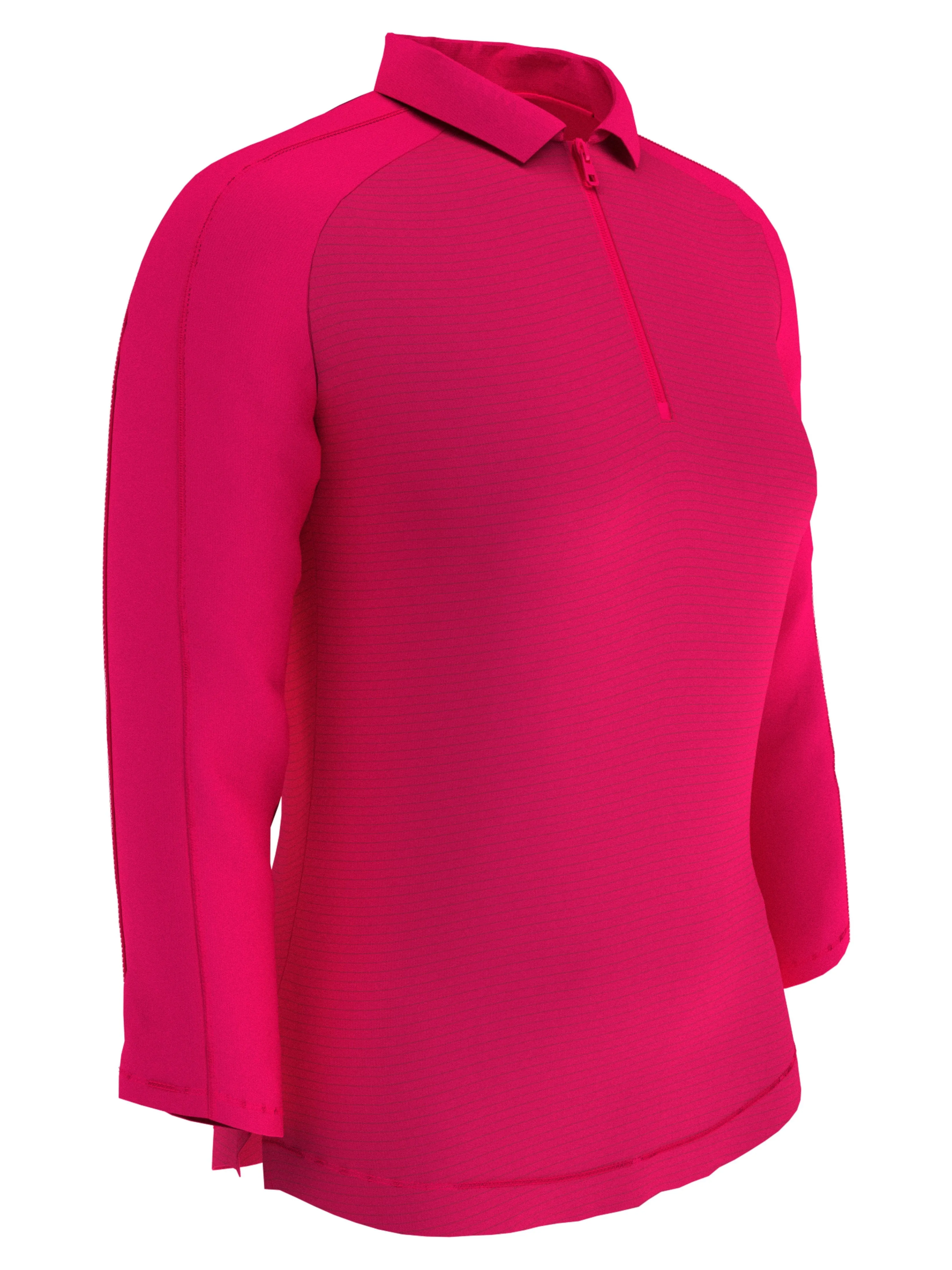 Womens 3/4 Sleeve Swing Tech™ Shadow Stripe Polo