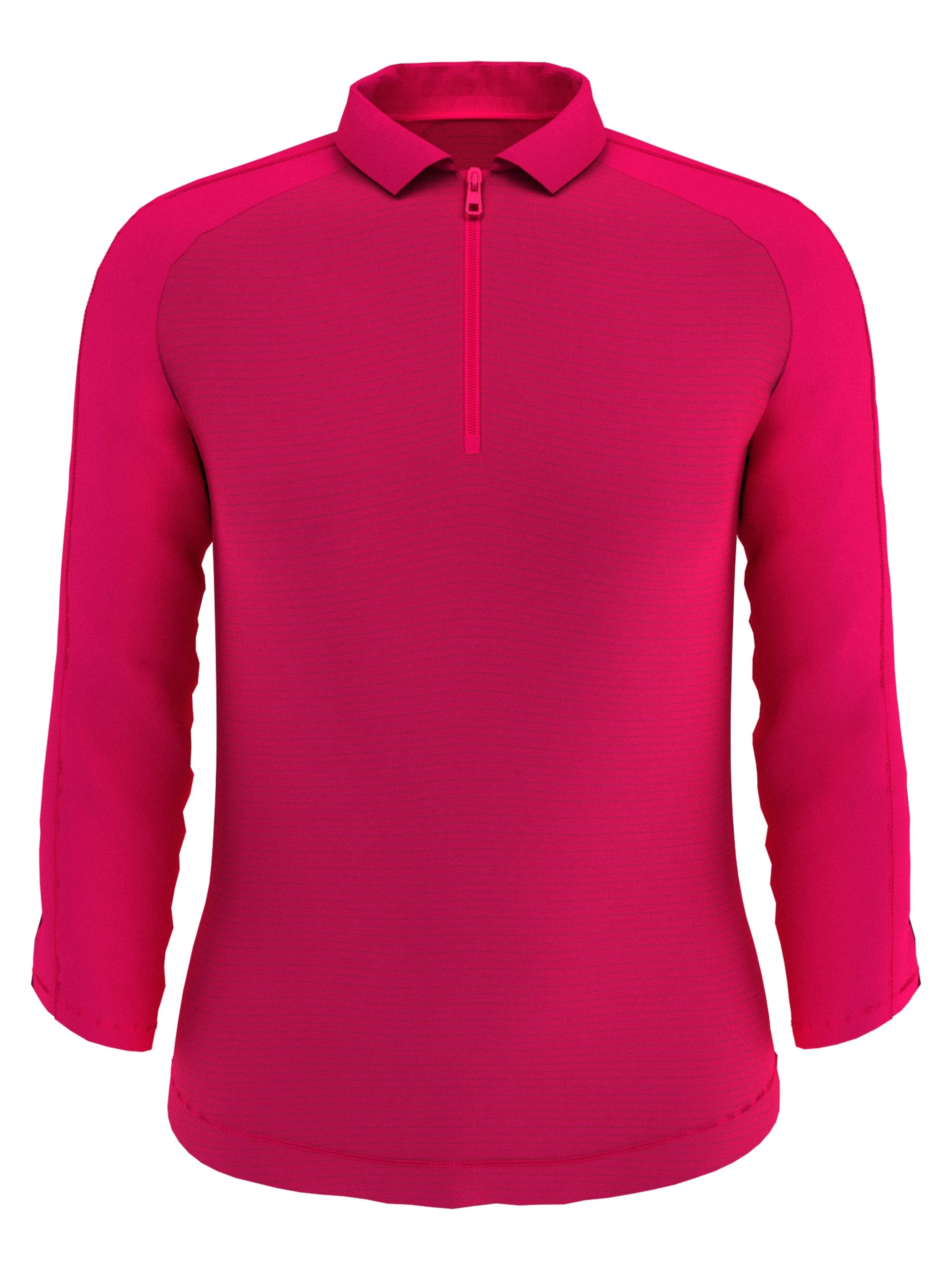 Womens 3/4 Sleeve Swing Tech™ Shadow Stripe Polo