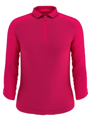 Womens 3/4 Sleeve Swing Tech™ Shadow Stripe Polo
