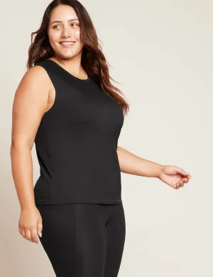 Women's Active Muscle Tank Top - Black