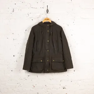 Women's Barbour Elkhorn Wax Jacket Coat - Green - Women's XL