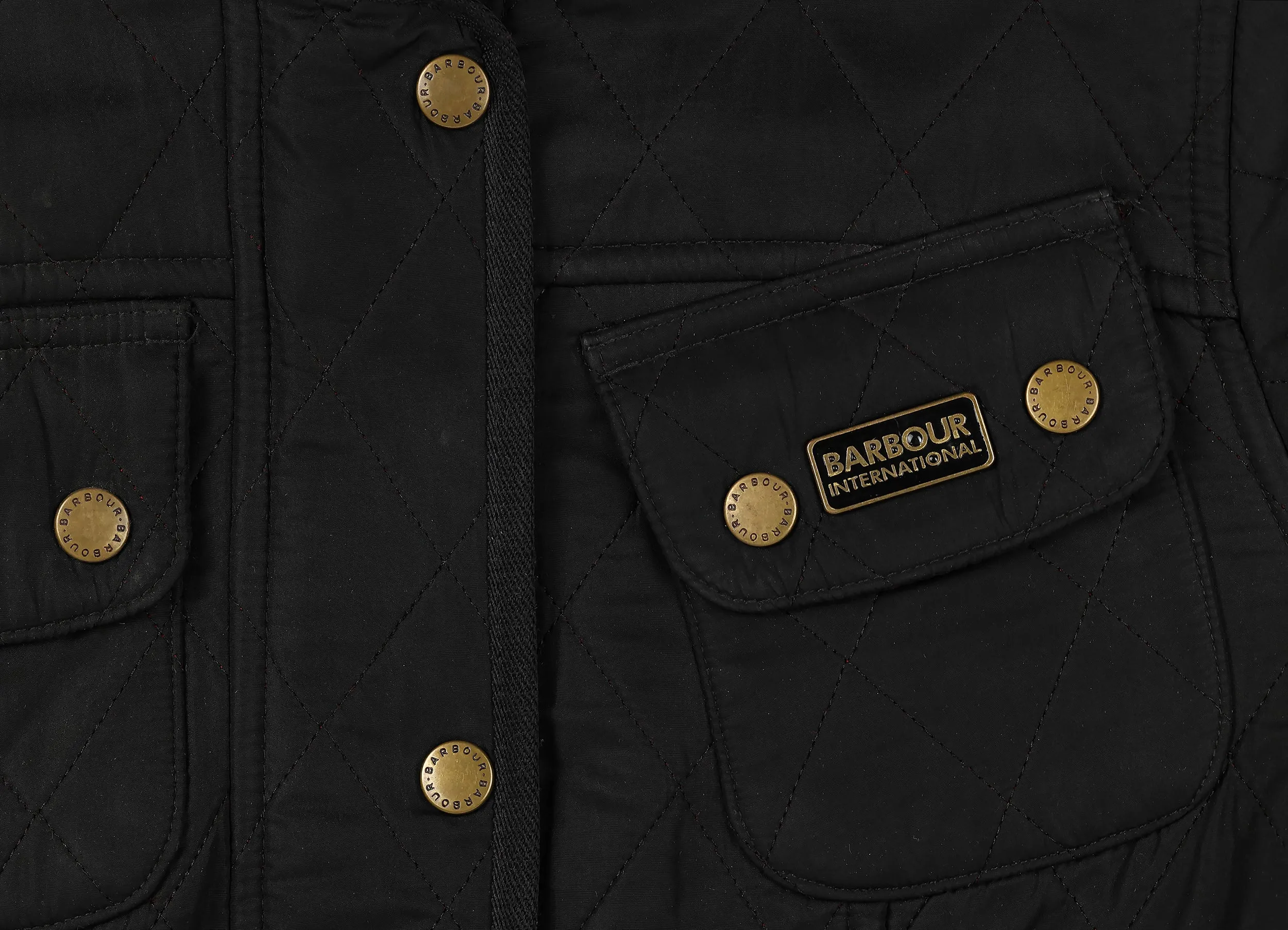 Women's Barbour Viper International Quilted Jacket - Black - Women's S