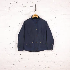 Women's Barbour Winter Ferndown Wax Jacket - Blue - Women's S