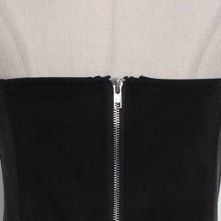 Women's black Strapless Pantsuit Casual Crop   Wide Legs Pants Suit
