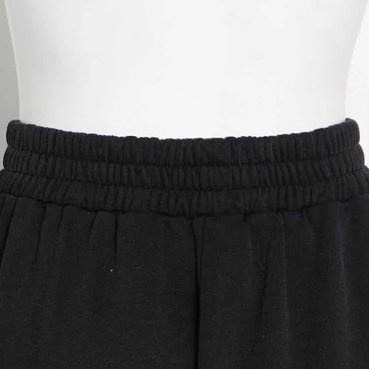 Women's black Strapless Pantsuit Casual Crop   Wide Legs Pants Suit