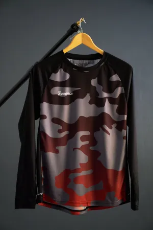 Women's Camo Fade Enduro Jersey G/R
