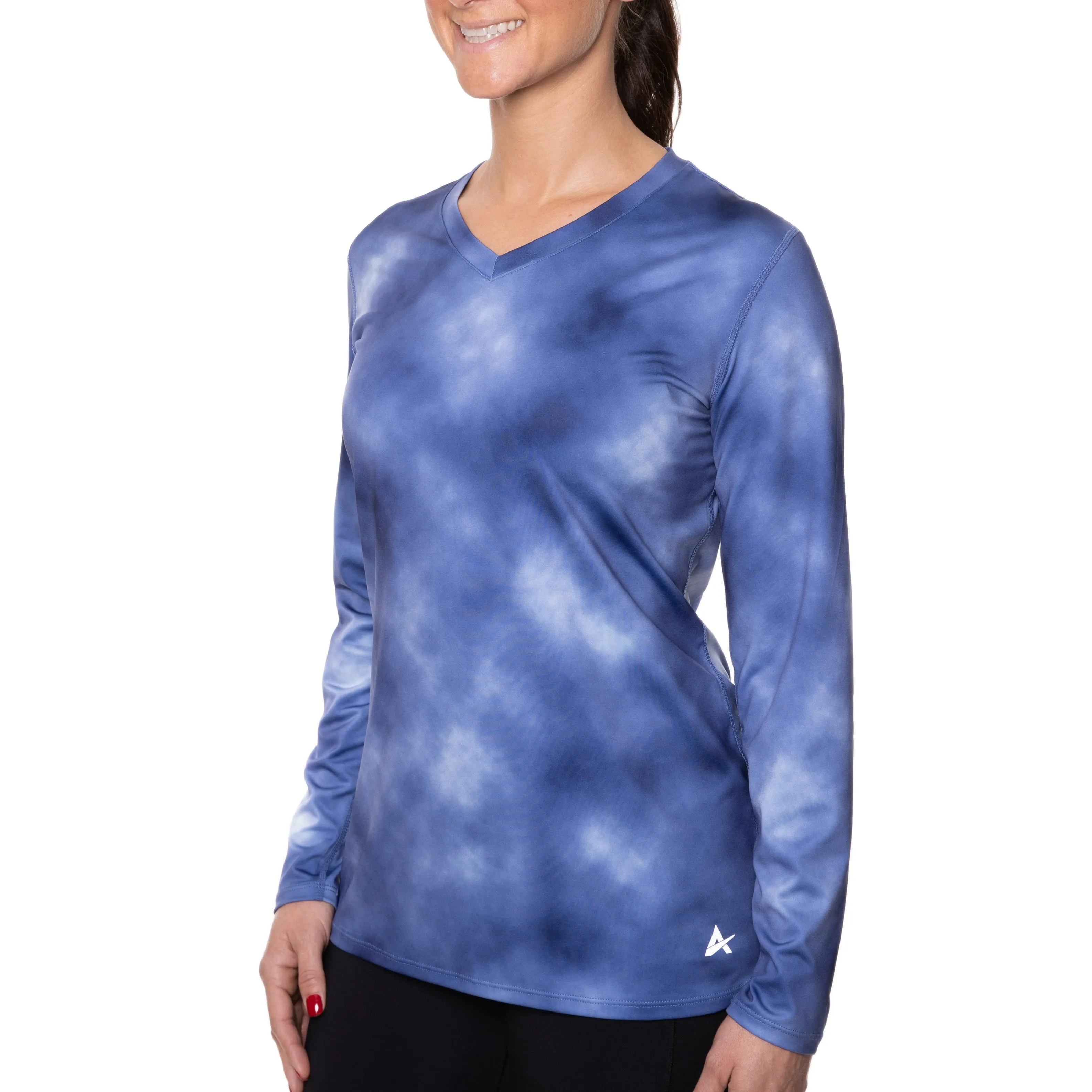 Women's Cooling V-Neck Long Sleeve T-Shirt - CLOSEOUT