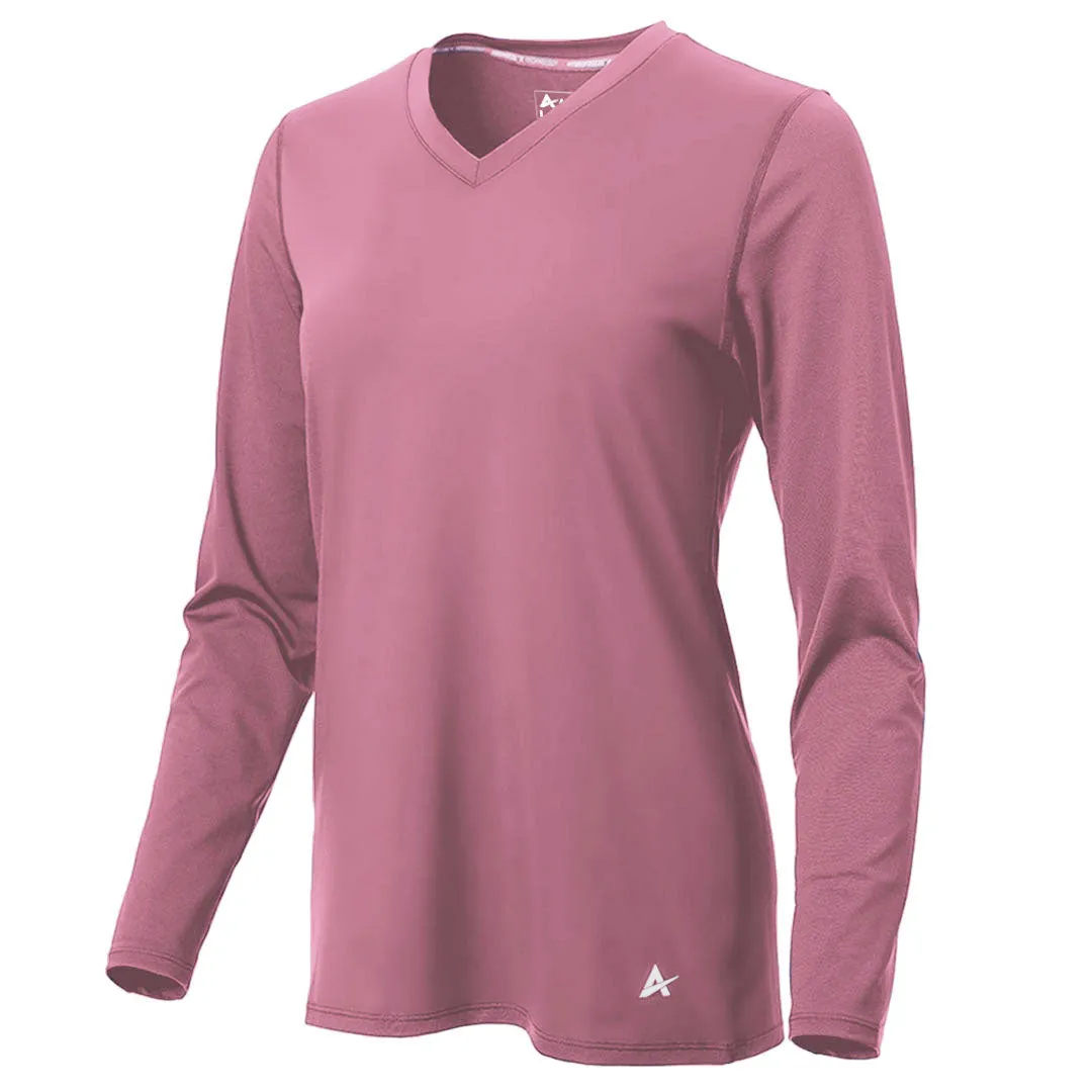 Women's Cooling V-Neck Long Sleeve T-Shirt - CLOSEOUT