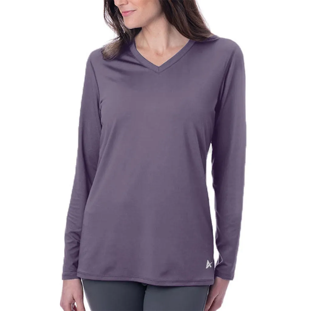 Women's Cooling V-Neck Long Sleeve T-Shirt - CLOSEOUT