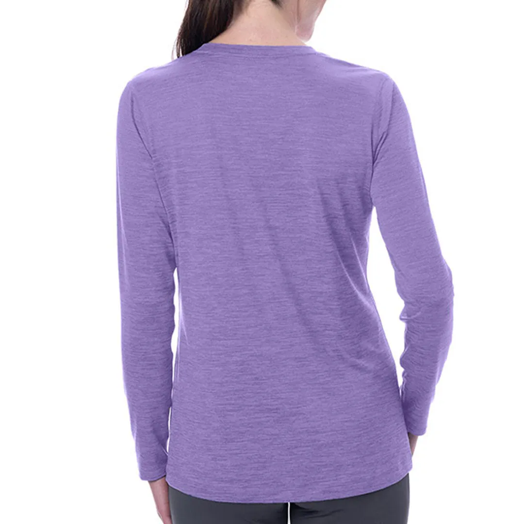 Women's Cooling V-Neck Long Sleeve T-Shirt - CLOSEOUT