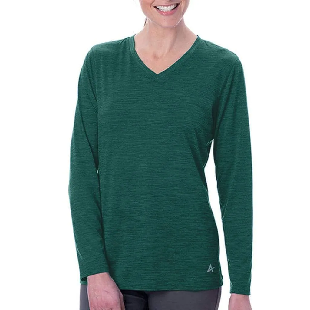 Women's Cooling V-Neck Long Sleeve T-Shirt - CLOSEOUT