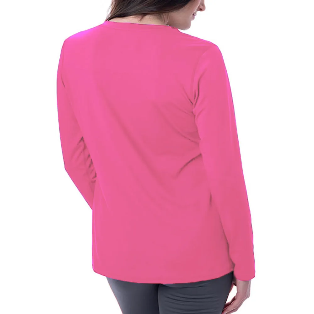 Women's Cooling V-Neck Long Sleeve T-Shirt - CLOSEOUT
