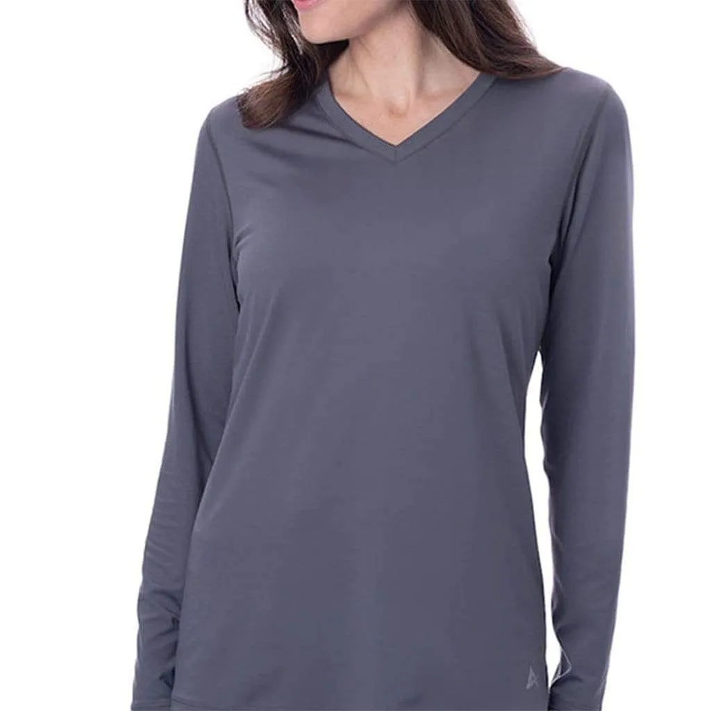 Women's Cooling V-Neck Long Sleeve T-Shirt - CLOSEOUT