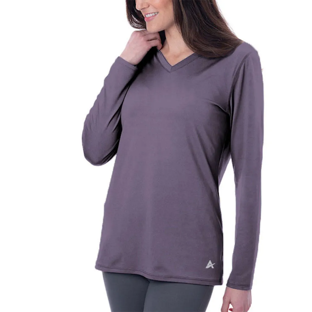 Women's Cooling V-Neck Long Sleeve T-Shirt - CLOSEOUT