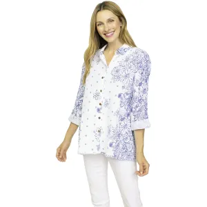 Women's Habitat Floral Shape Shirt Twilight Floral