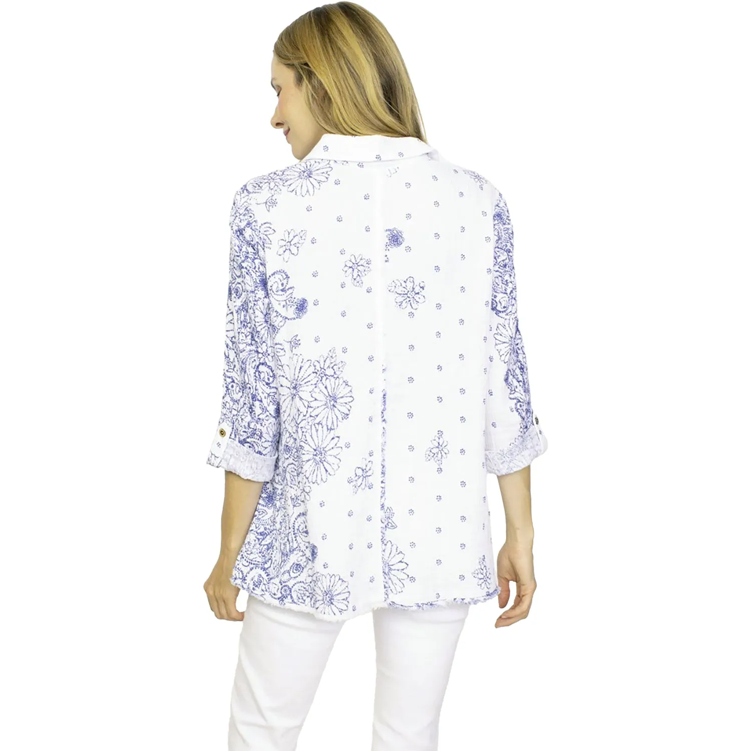 Women's Habitat Floral Shape Shirt Twilight Floral