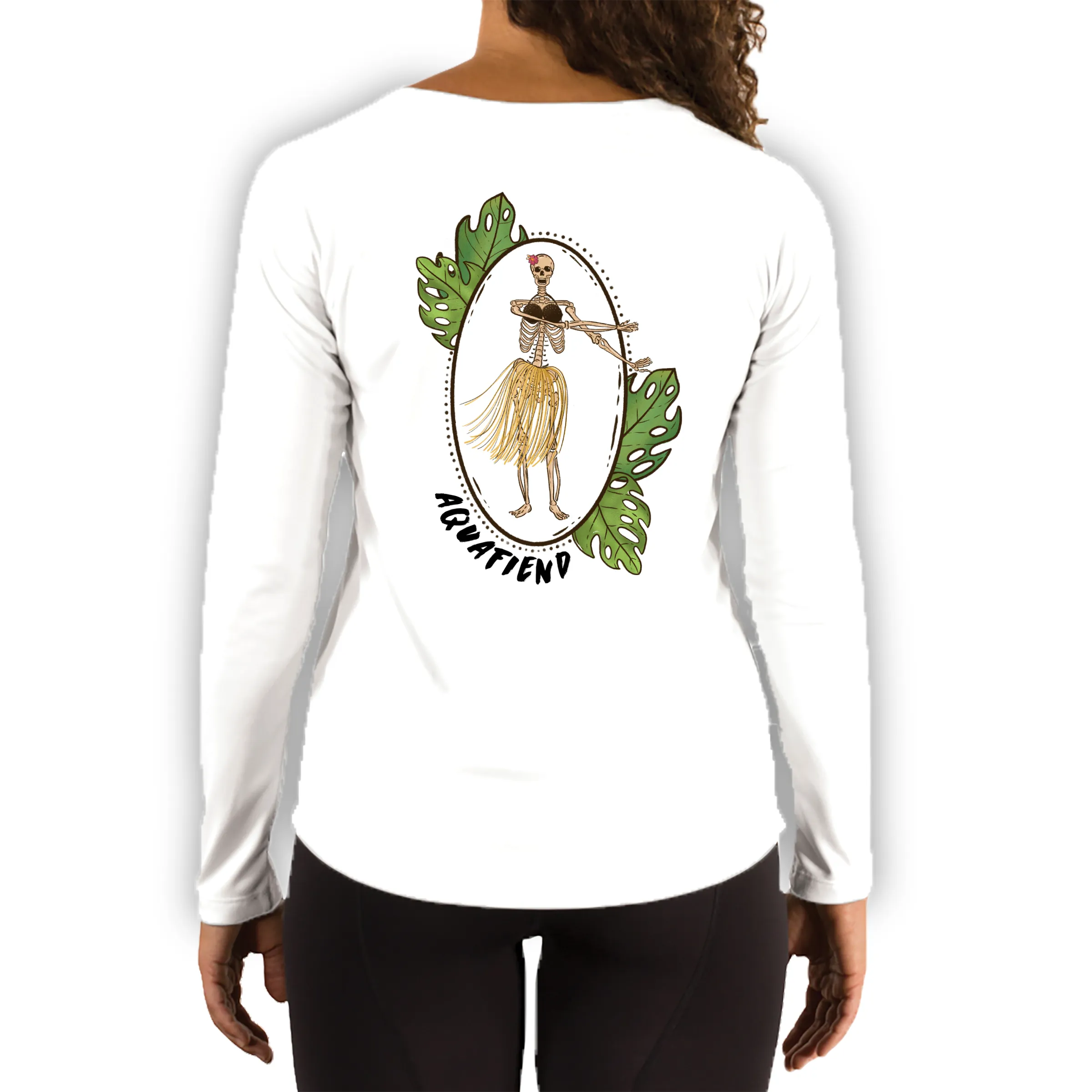 Women's Hula Girl White