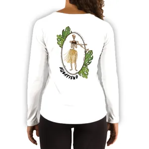 Women's Hula Girl White
