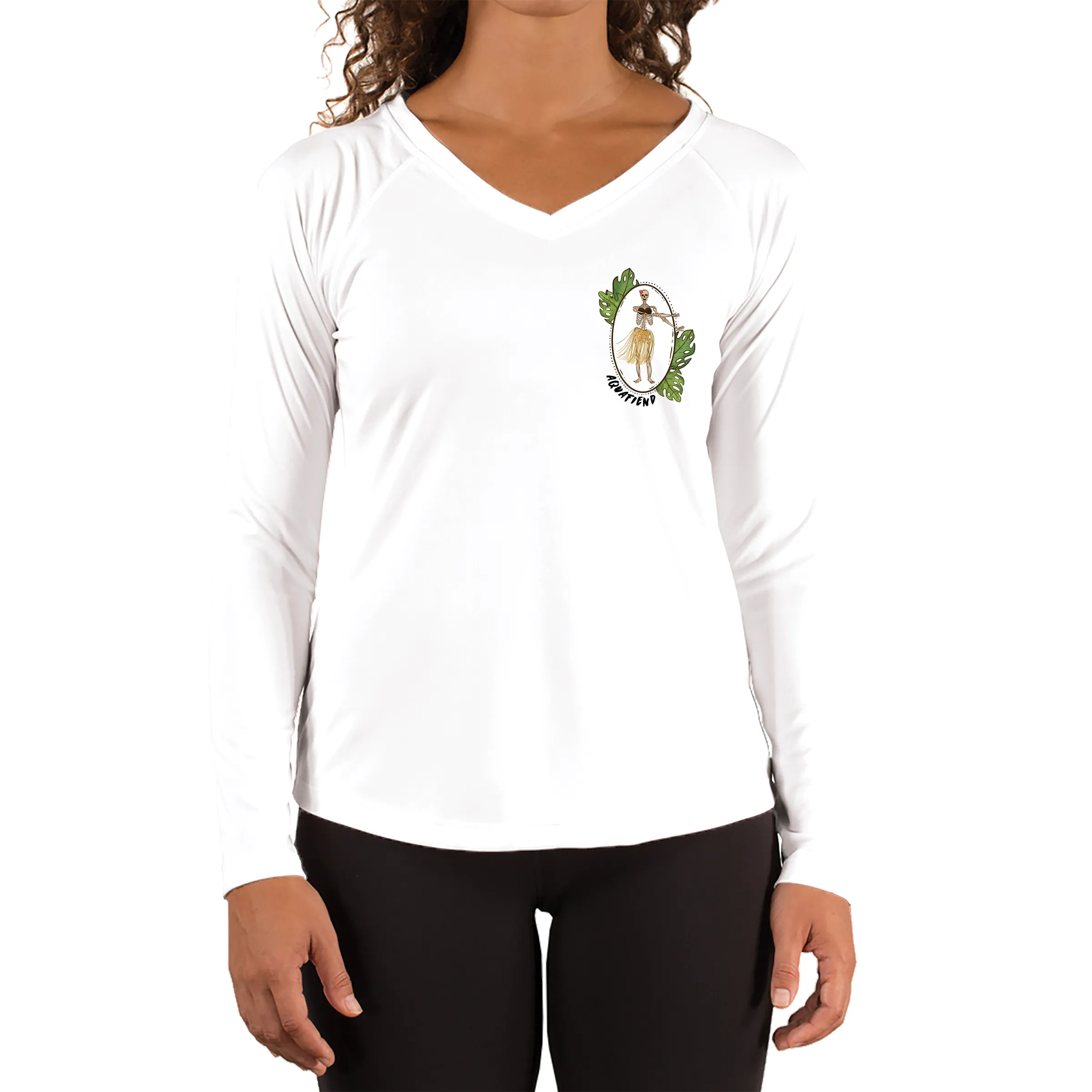 Women's Hula Girl White
