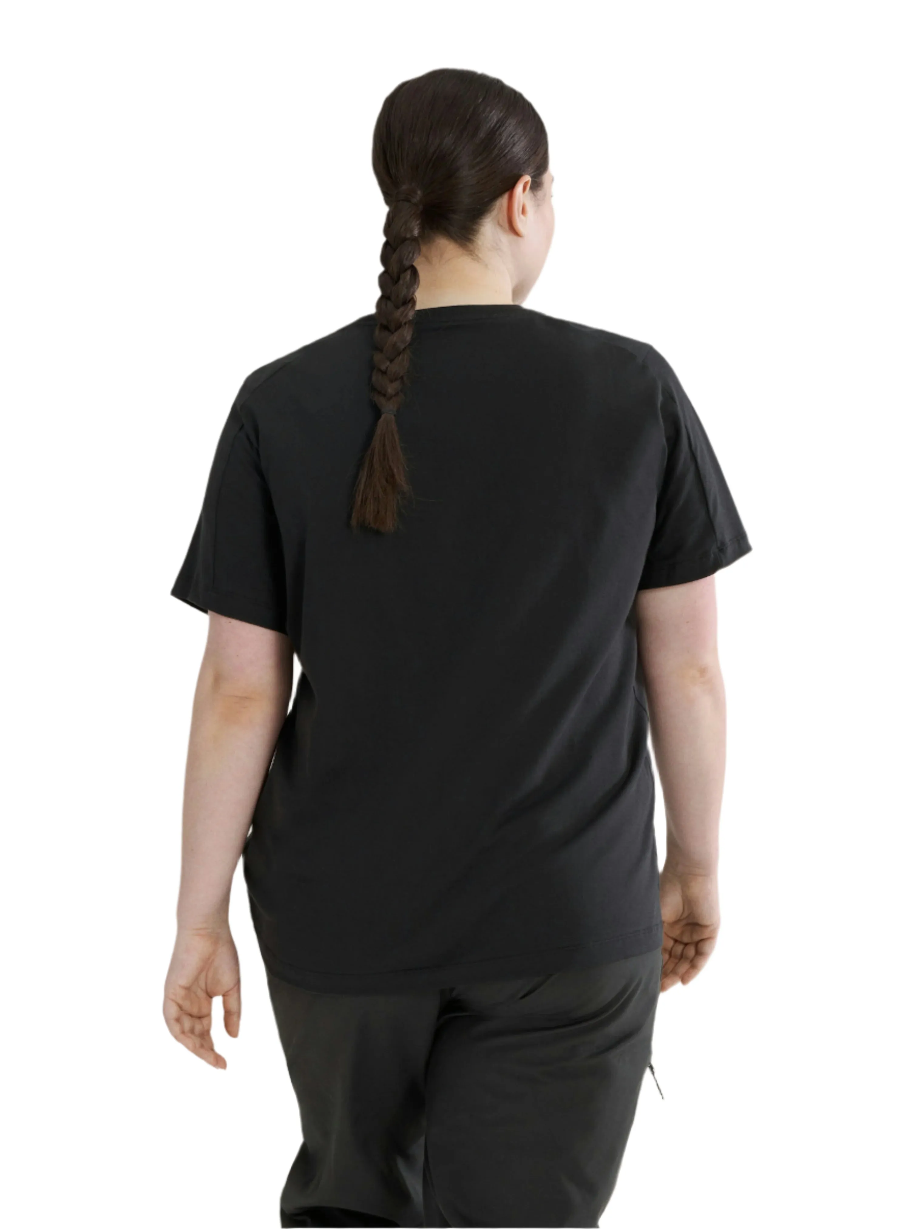 Women's Kragg SL Cotton Emblem Crew Short Sleeve