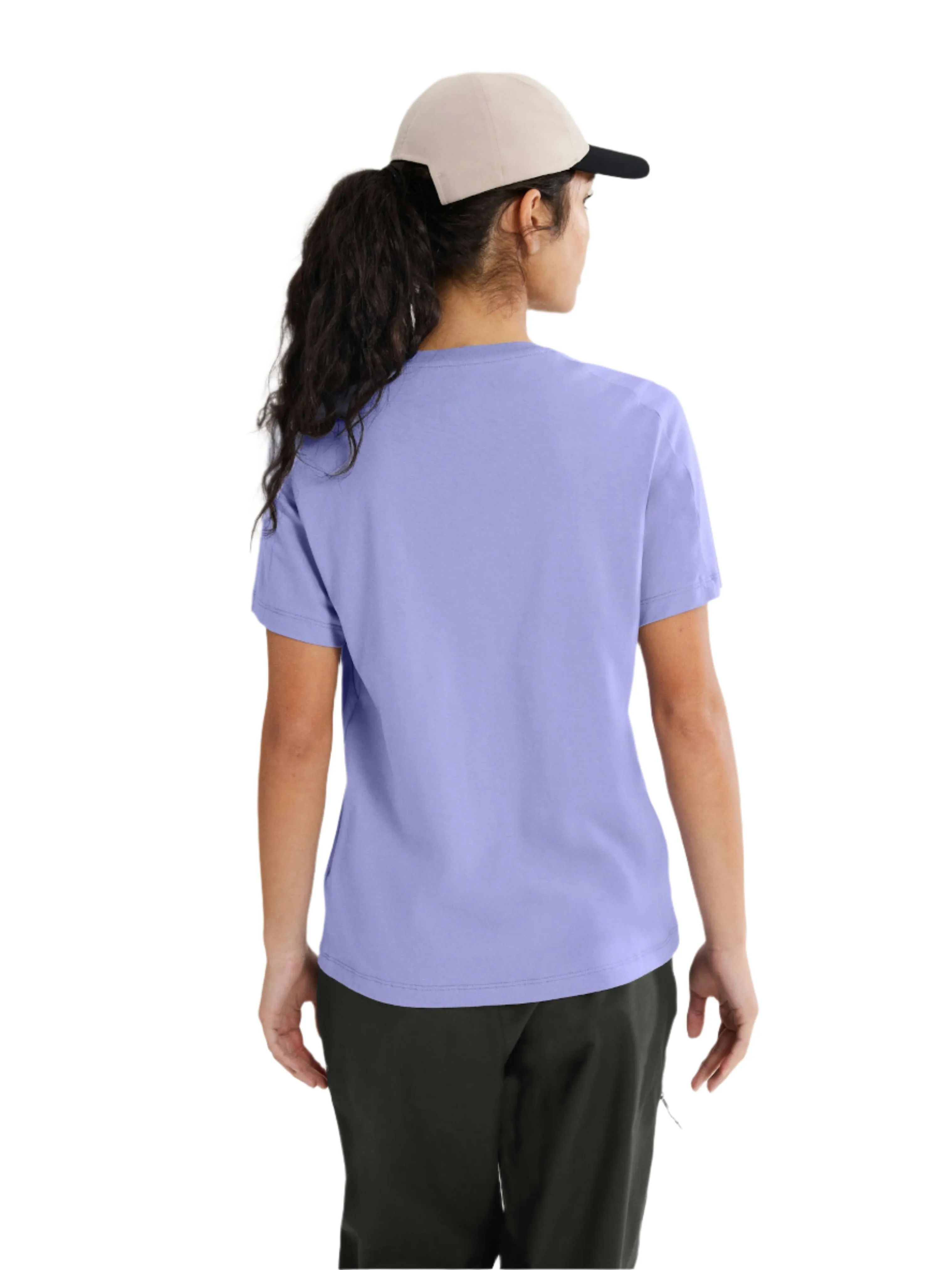 Women's Kragg SL Cotton Emblem Crew Short Sleeve