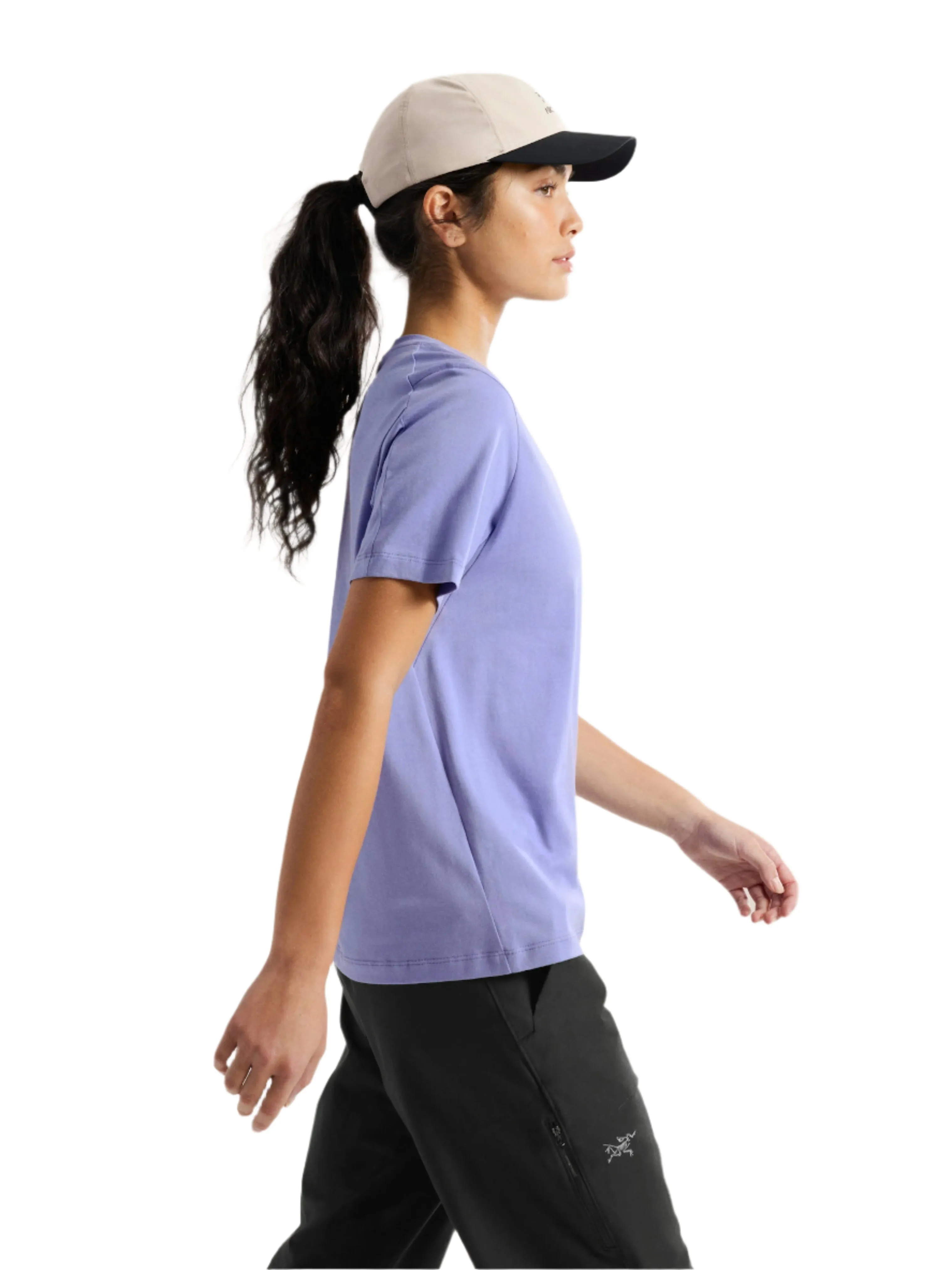 Women's Kragg SL Cotton Emblem Crew Short Sleeve