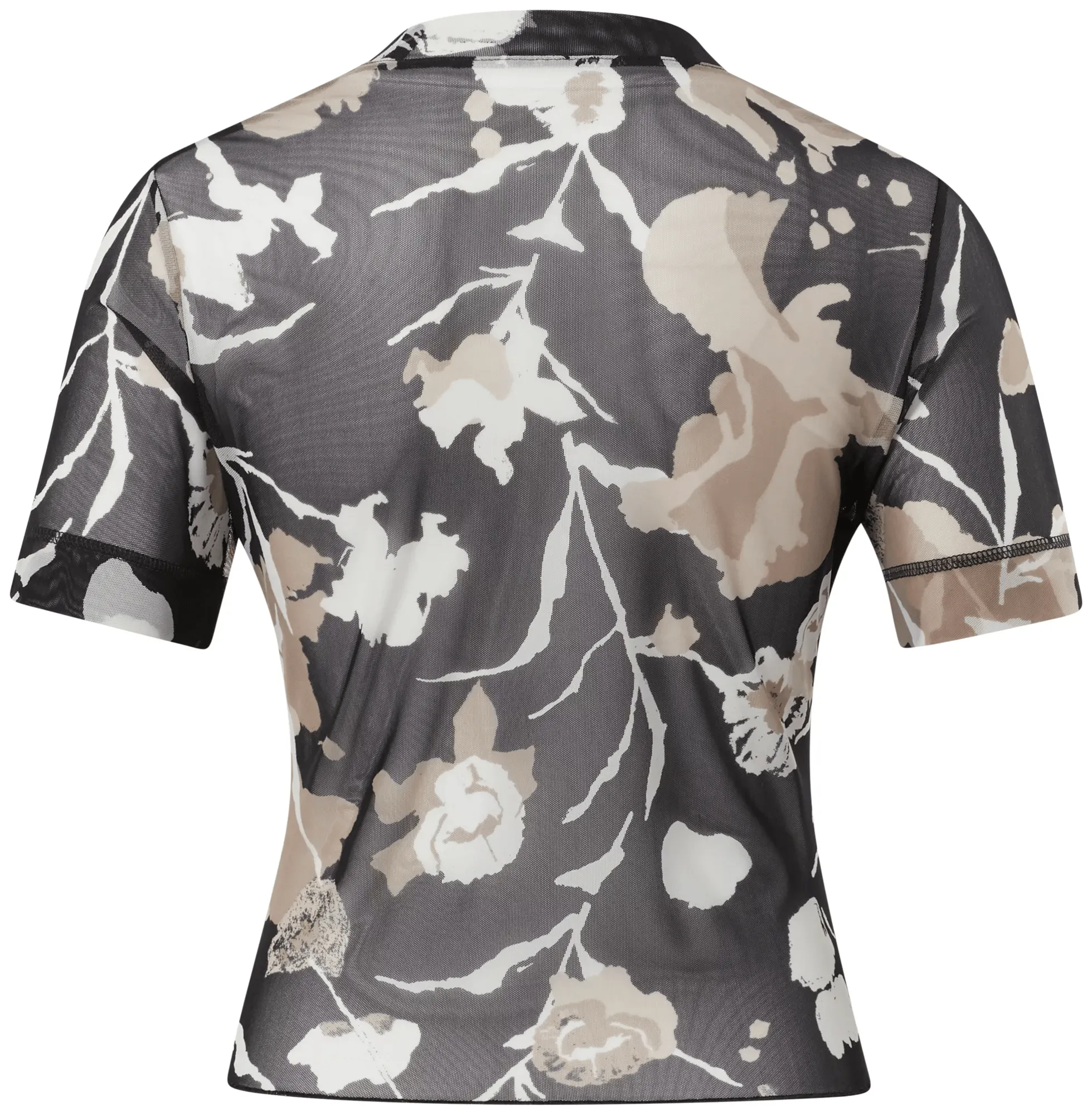 Women's MYT Allover Print Mesh T-Shirt (Plus Size)