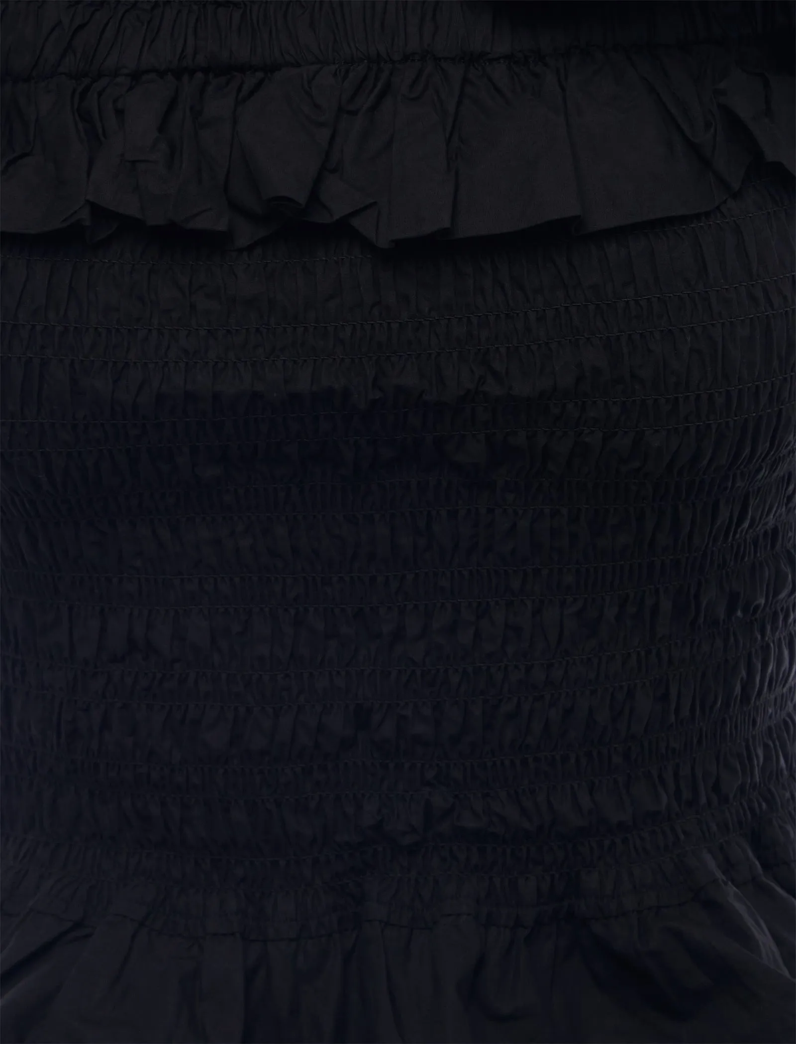 WOMEN'S POPLIN SMOCK TOP
