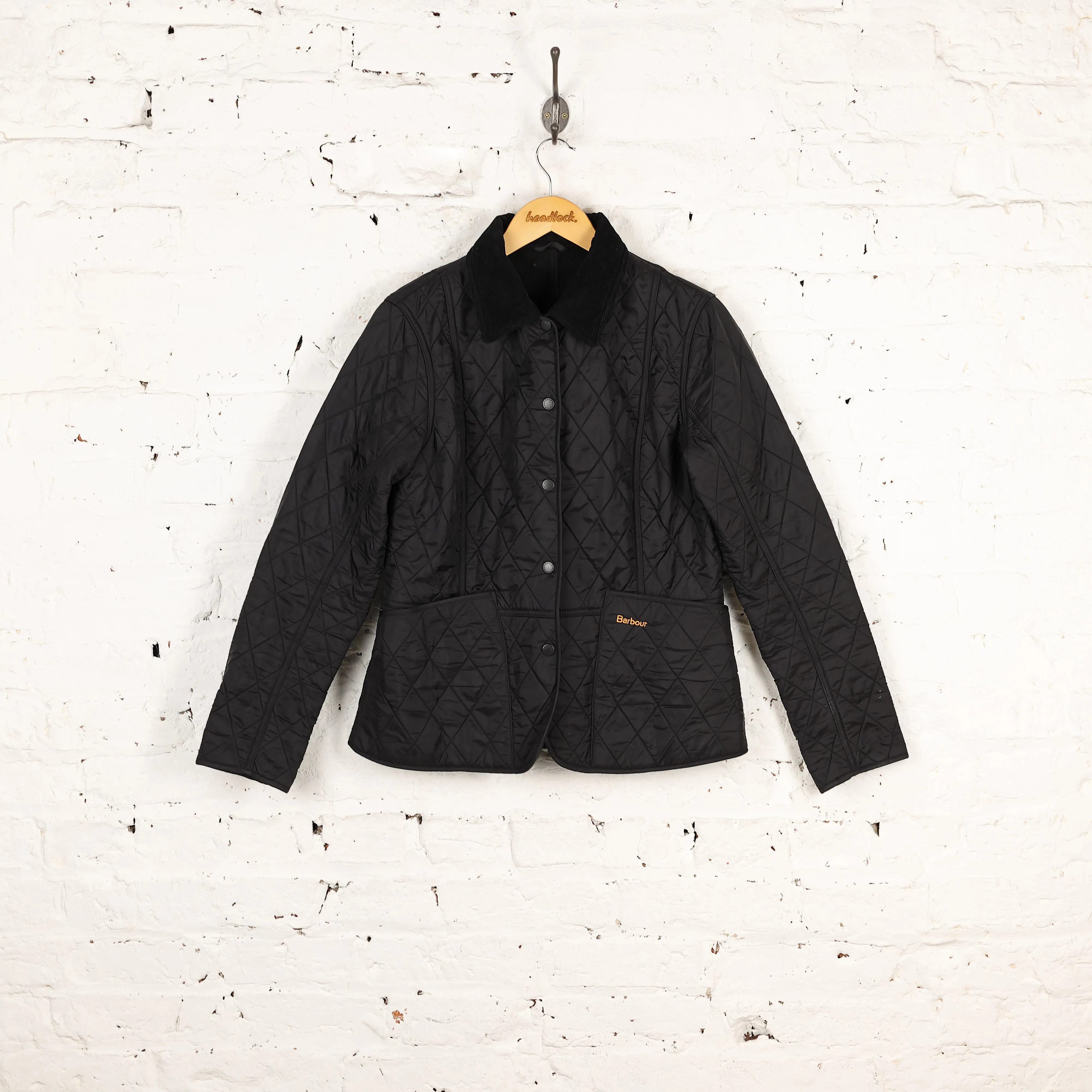 Women's Quilted Barbour Winter Liddesdale PolarQuilt Jacket - Black - Women's M
