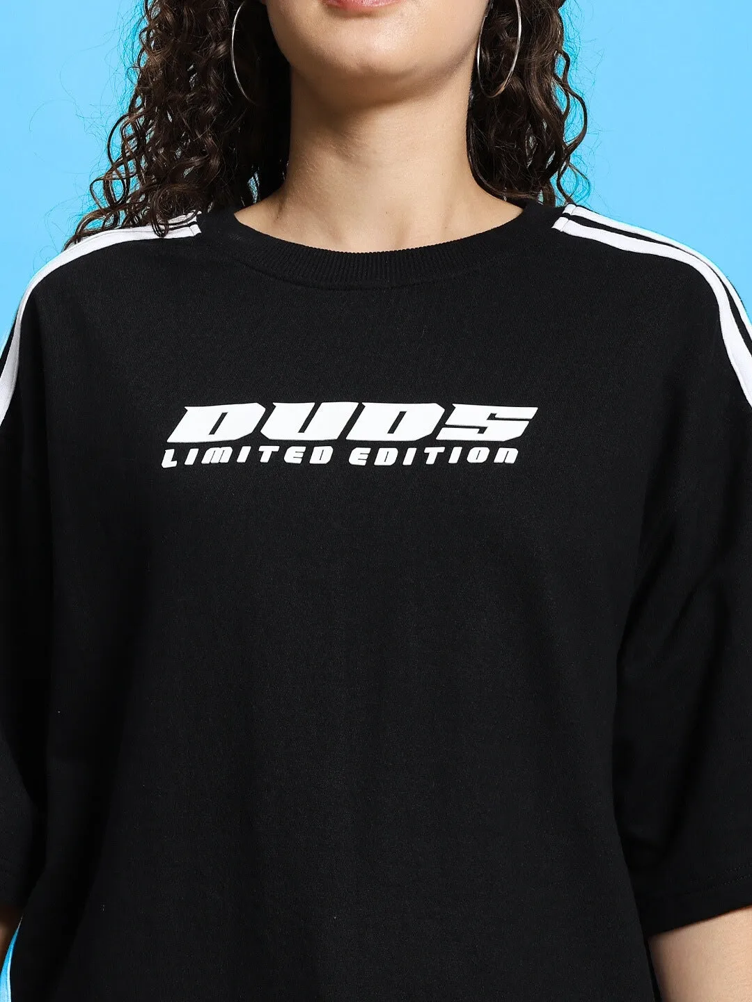 WOMEN'S RODDY OVER-SIZED CLASSIC T-SHIRT (BLACK)