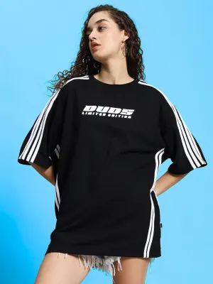 WOMEN'S RODDY OVER-SIZED CLASSIC T-SHIRT (BLACK)
