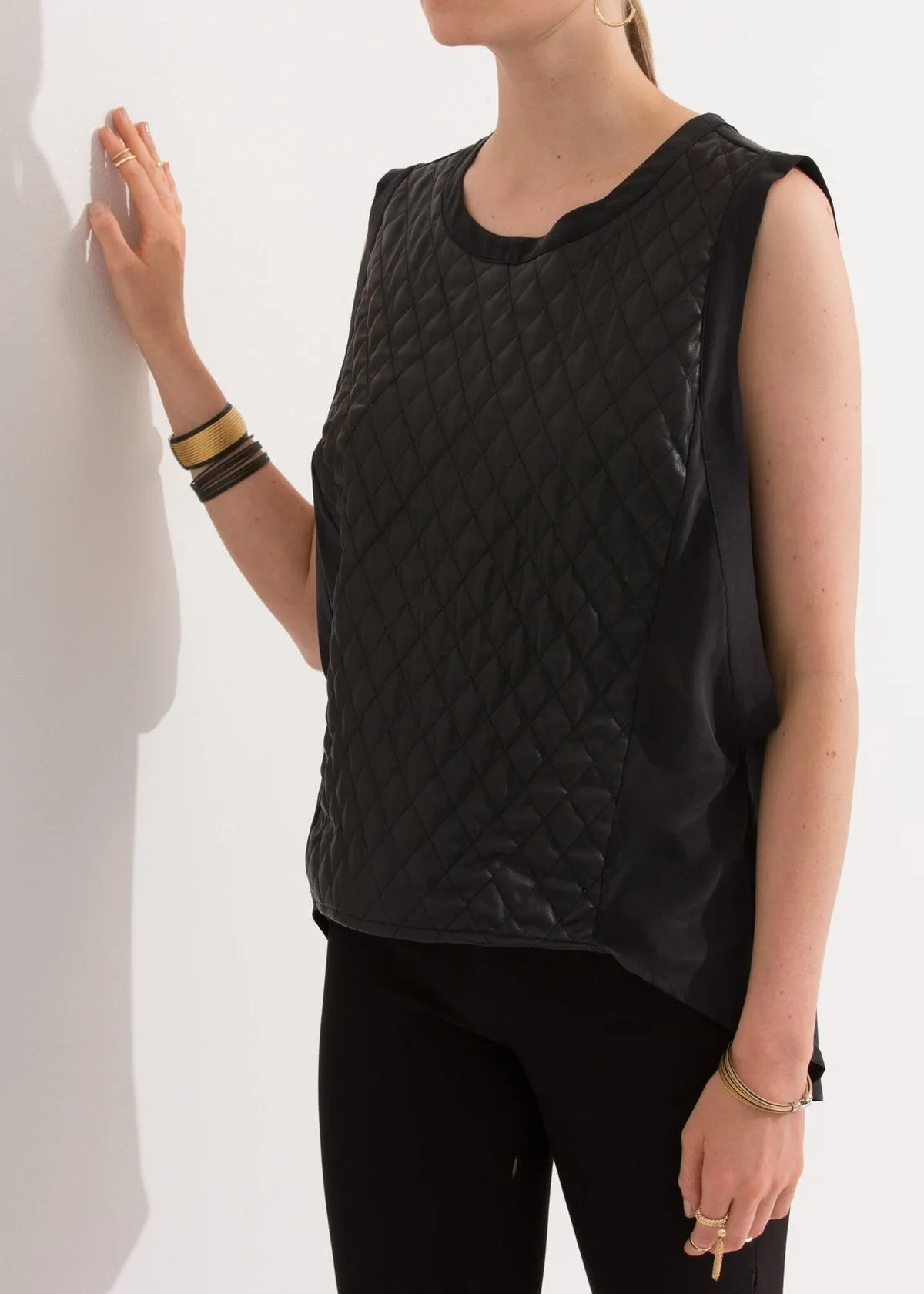 Women's Sleeveless Quilted top