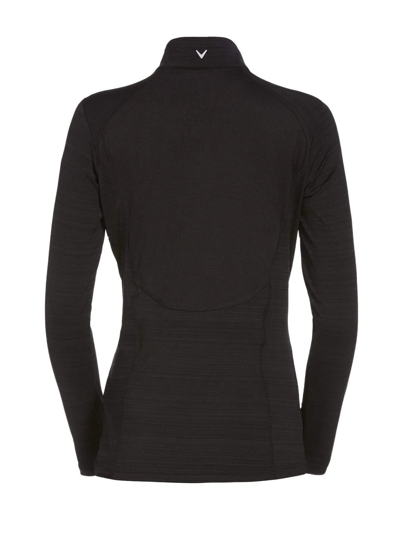 Womens Solid 1/4 Zip Pull Over Shirt