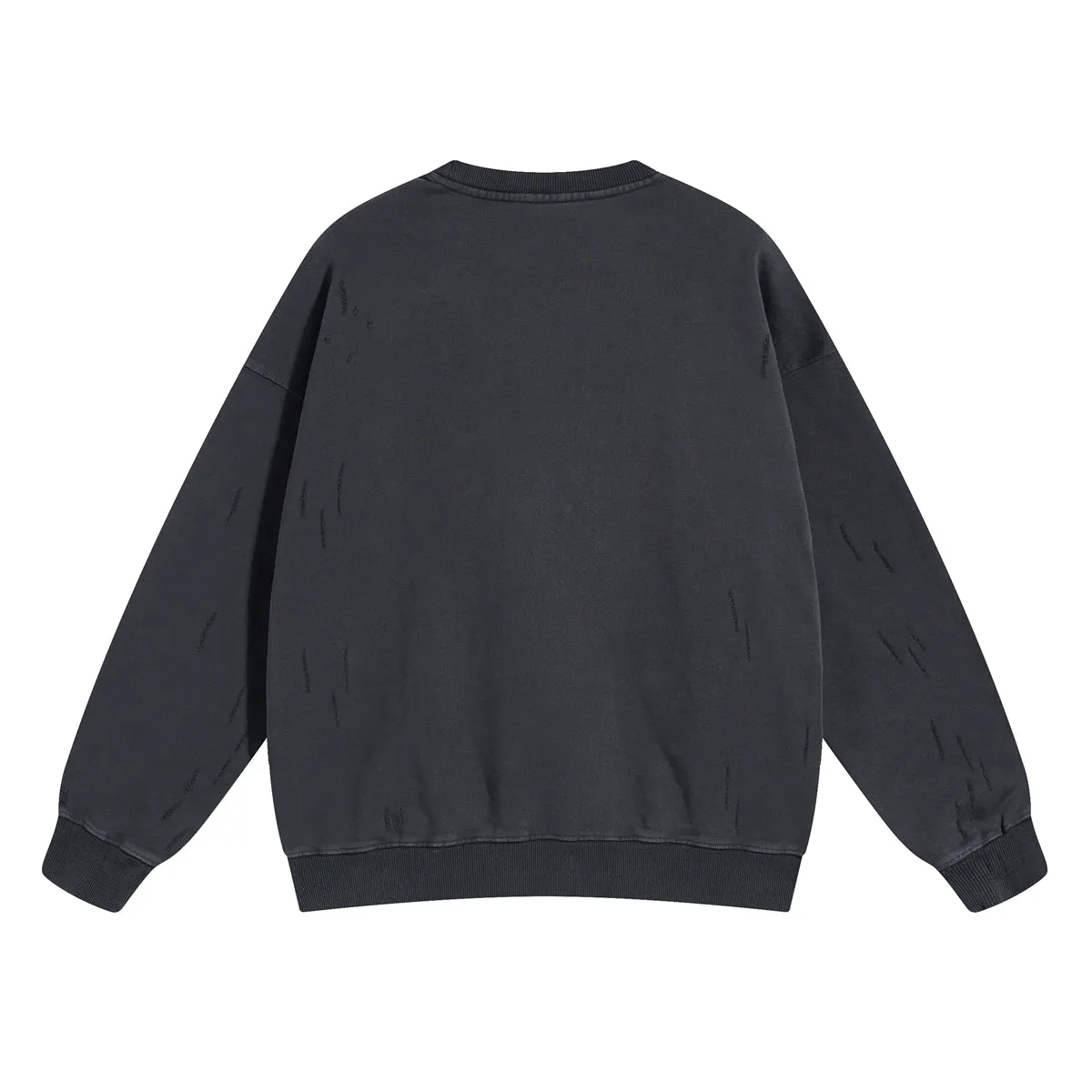 Women's Vintage Washed Distressed Thick Sweatshirt