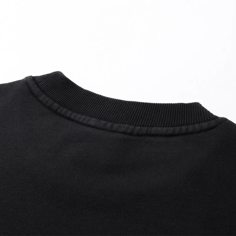 Women's Vintage Washed Distressed Thick Sweatshirt