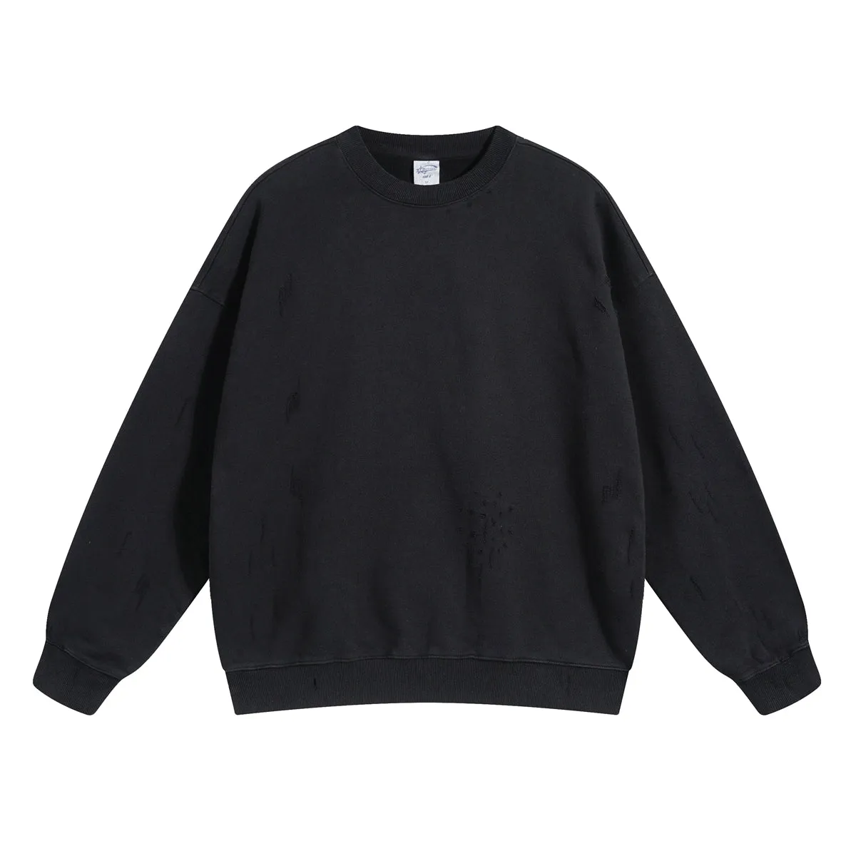 Women's Vintage Washed Distressed Thick Sweatshirt