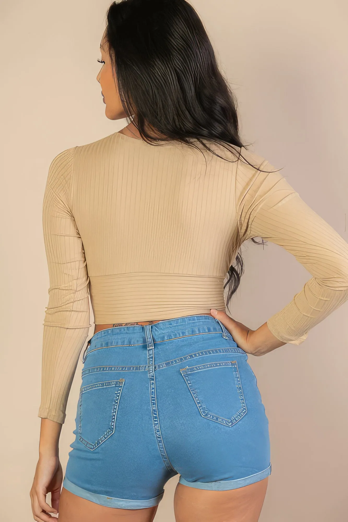 Wrapped Long Sleeve Top