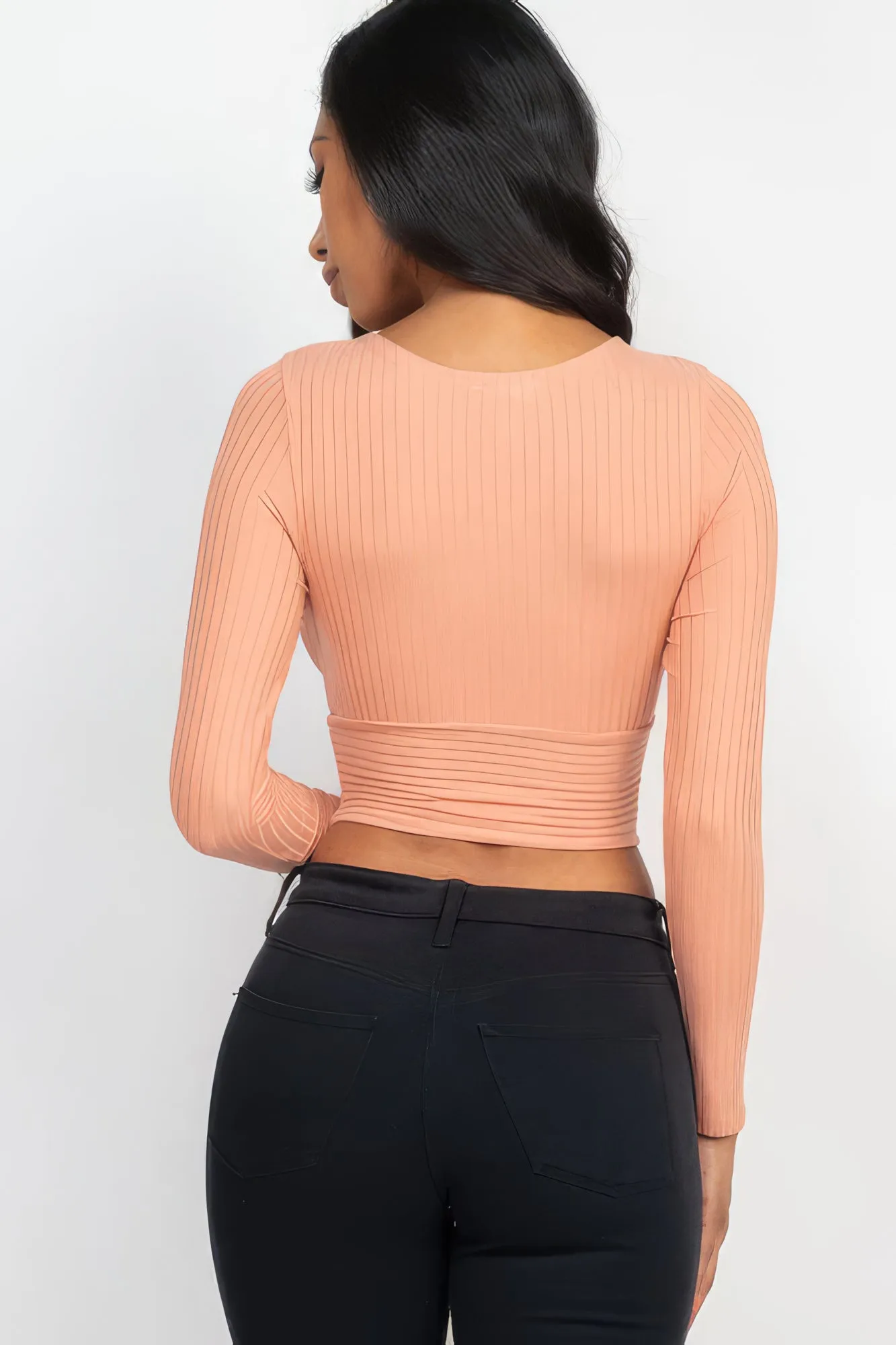 Wrapped Long Sleeve Top
