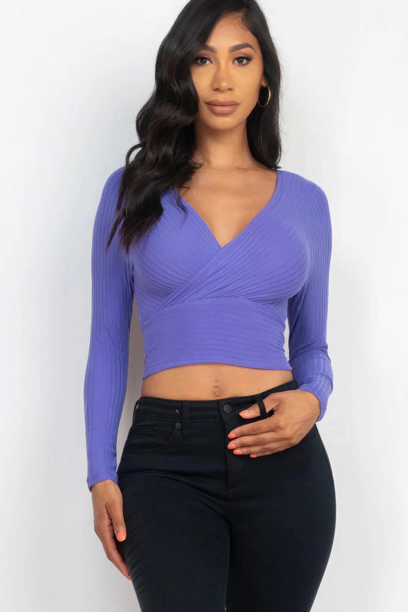 Wrapped Long Sleeve Top