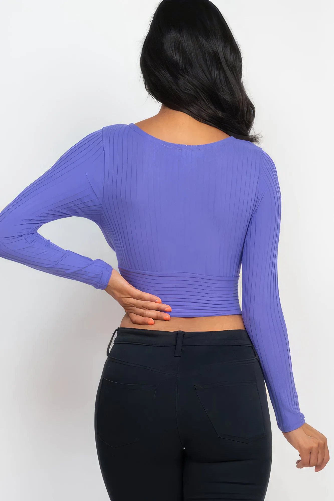 Wrapped Long Sleeve Top