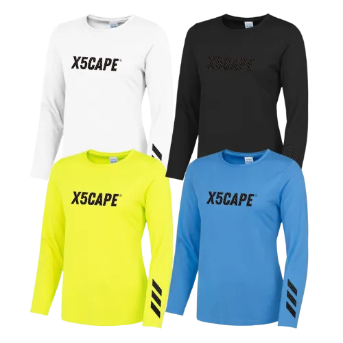 X5CAPE Carbon Women's Long Sleeve Mountain Bike Jersey