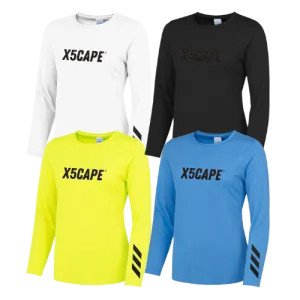 X5CAPE Carbon Women's Long Sleeve Mountain Bike Jersey